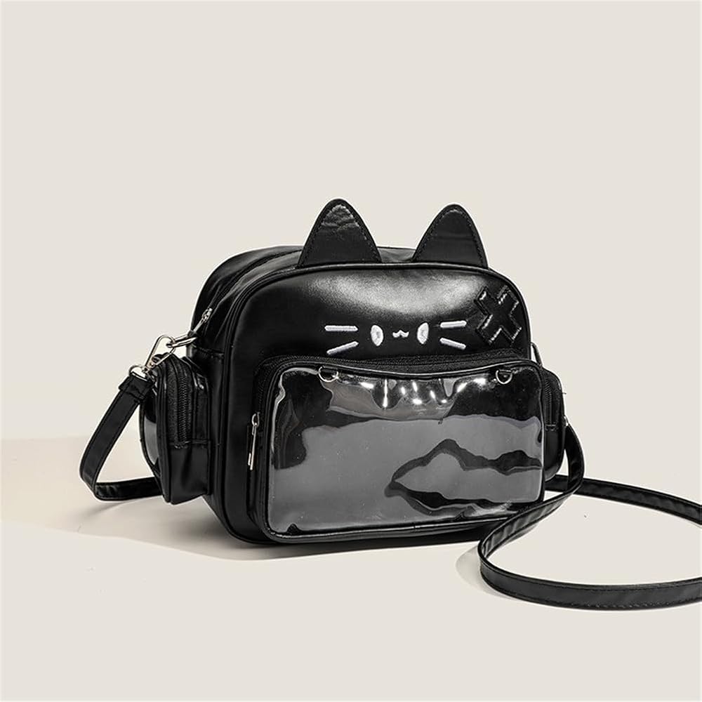 Amazon | [Lesofors] 痛バッグ ショルダーバッグ 猫 猫痛バッグ